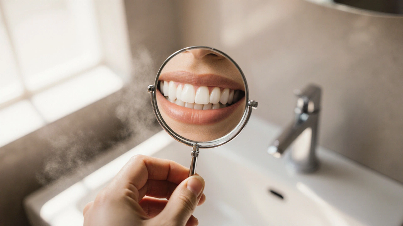Dentální zrcátko: Jak efektivně kontrolovat zubní deformace doma