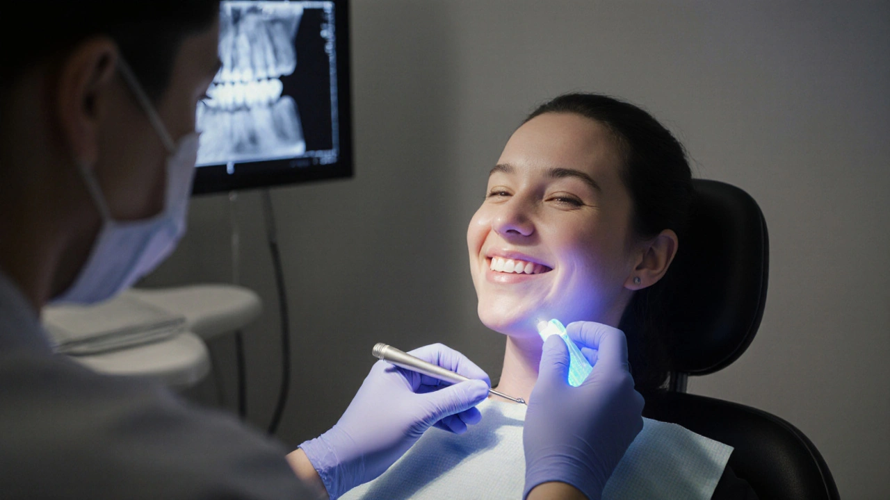 Jak moc bolí zubní hygiena při bělení zubů?