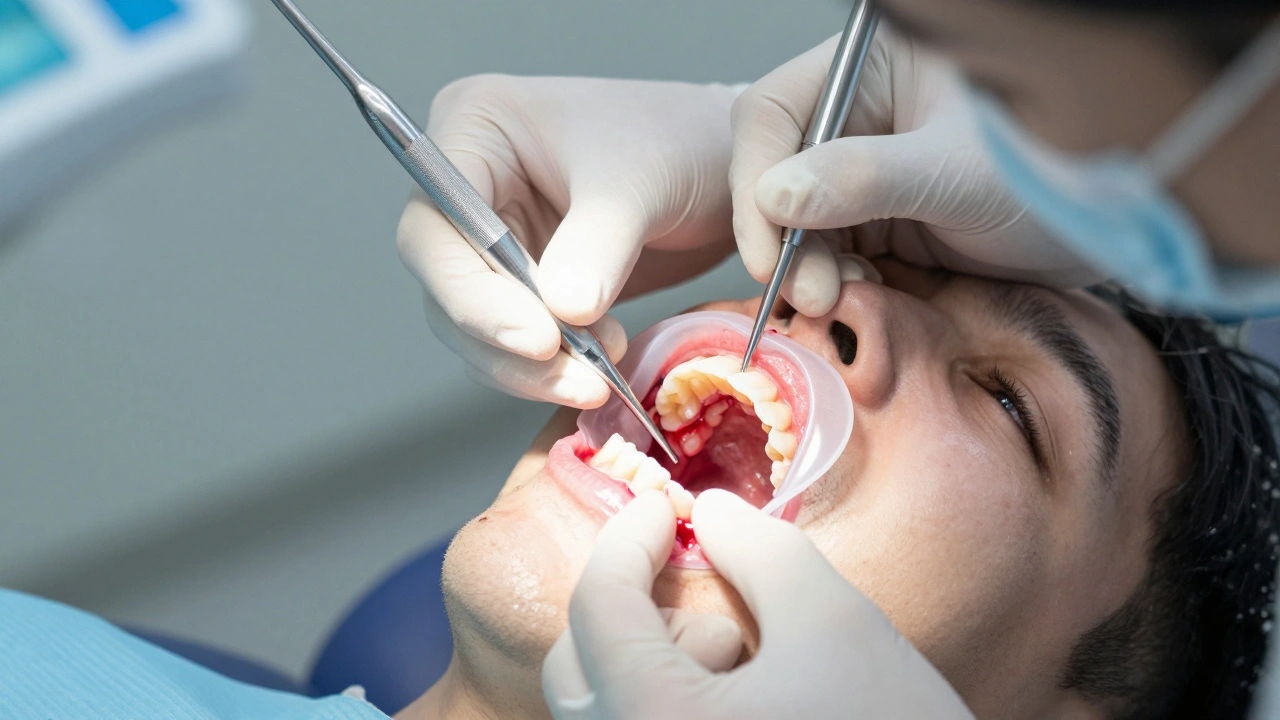 Co je to kofferdam a proč ho dentista používá při léčbě zubů?