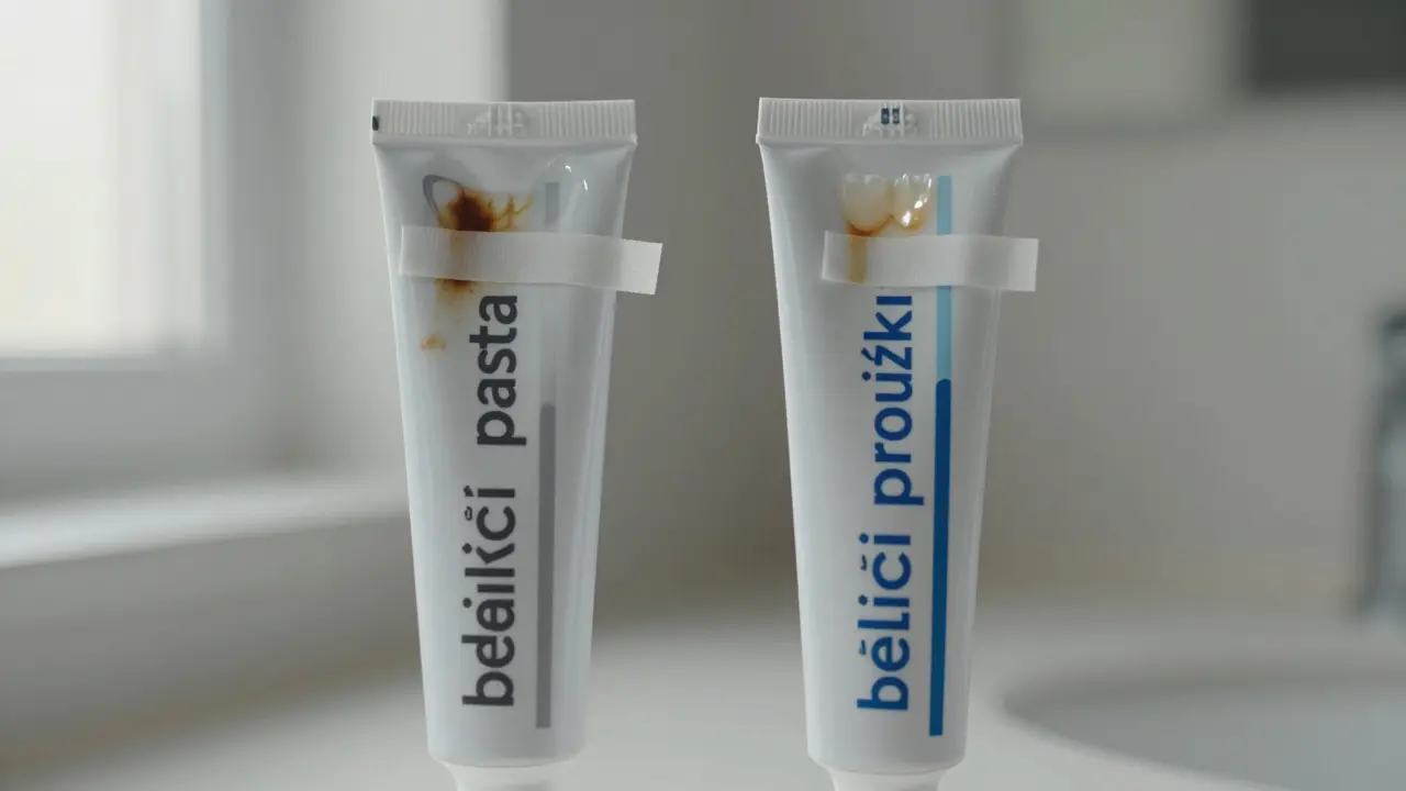 Bělící zubní pasta versus bělící proužky: Které jsou skutečně lepší?