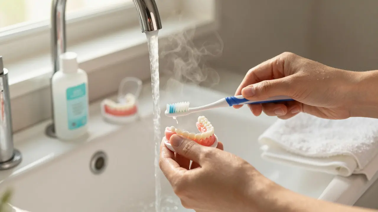 Jak odlepit zubní náhradu bez poškození a bez bolesti